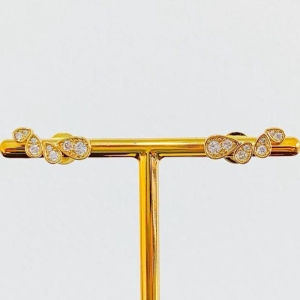 BRINCO EARCUFF GOTAS CRAVEJADAS