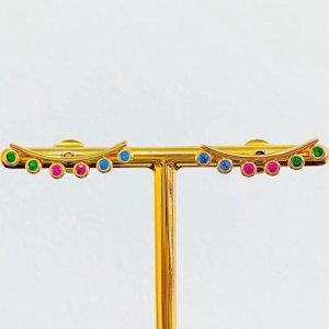 BRINCO EARCUFF ZIRCONIA COLORS