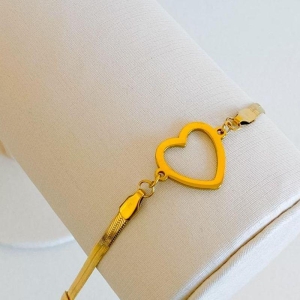 PULSEIRA CORAÇÃO VAZADO STEEL