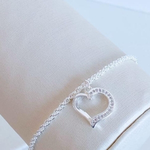 PULSEIRA CORDÃO BAIANO COM CORAÇÃO