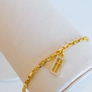 PULSEIRA CRUZ CRAVEJADA