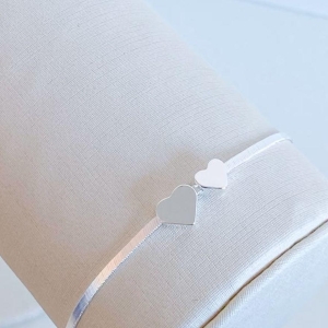 PULSEIRA FITA C/ 2 CORAÇÕES