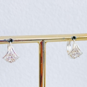 BRINCO ARGOLINHA COM ZIRCONIA