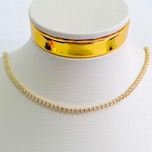 CHOCKER RIVIERA COM PONTAS