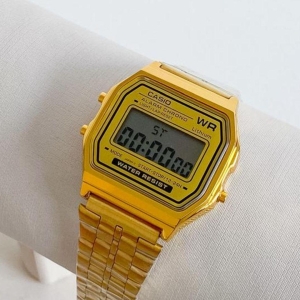 RELOGIO CASIO DIGITAL INTEIRO DOURADO