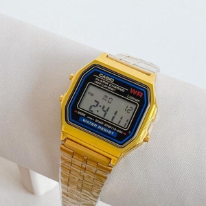 RELOGIO CASIO DOURADO / PRETO DIGITAL
