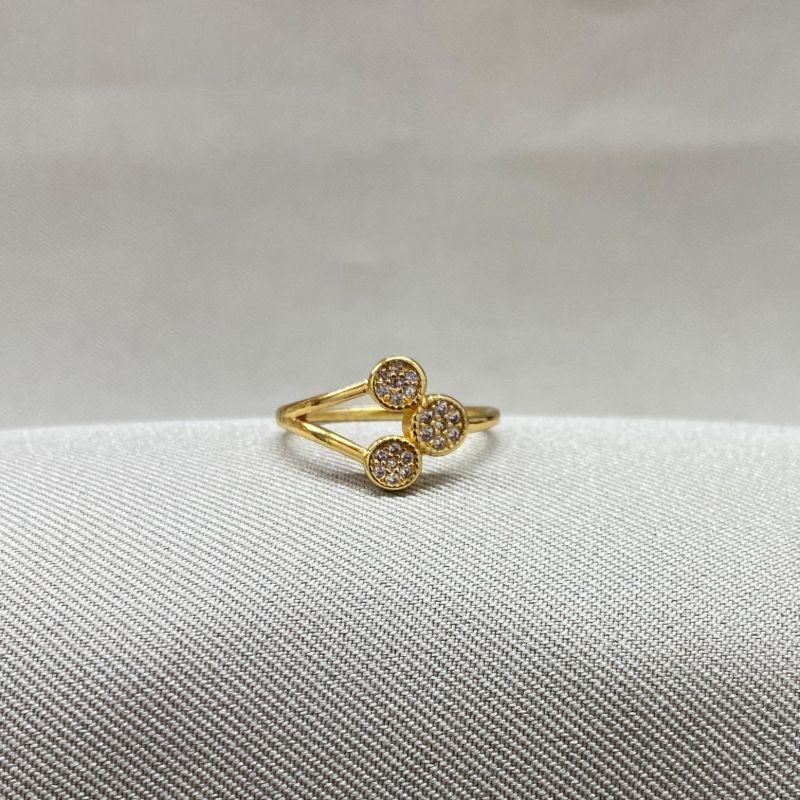 ANEL 3 PONTOS CRAVEJADOS