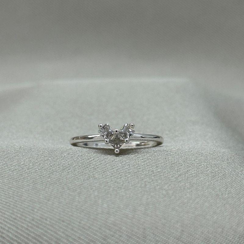 ANEL CORAÇÃO DE ZIRCONIAS