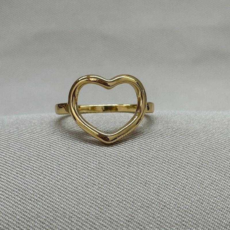 ANEL CORAÇÃO VAZADO