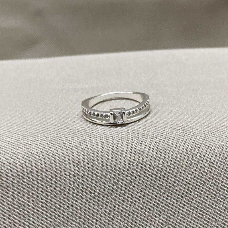 ANEL DUPLO FILETE CRAVEJADO E LISO