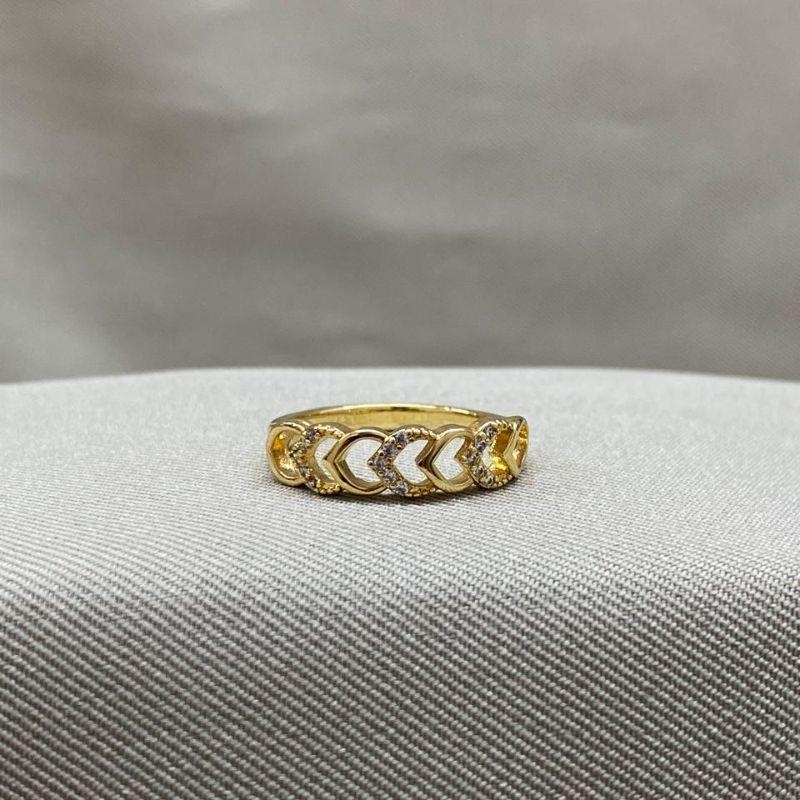 ANEL ELOS CORAÇÃO COM ZIRCONIAS