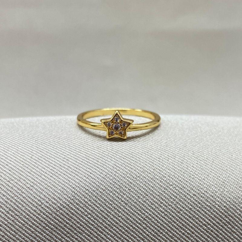 ANEL ESTRELA CRAVEJADA