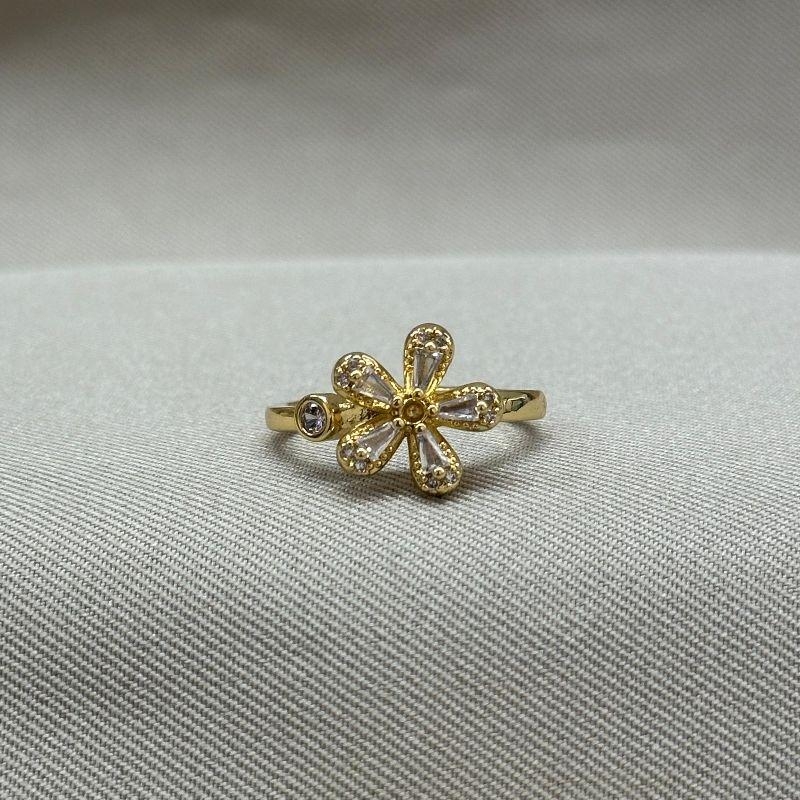 ANEL FLOR ZIRCONIAS