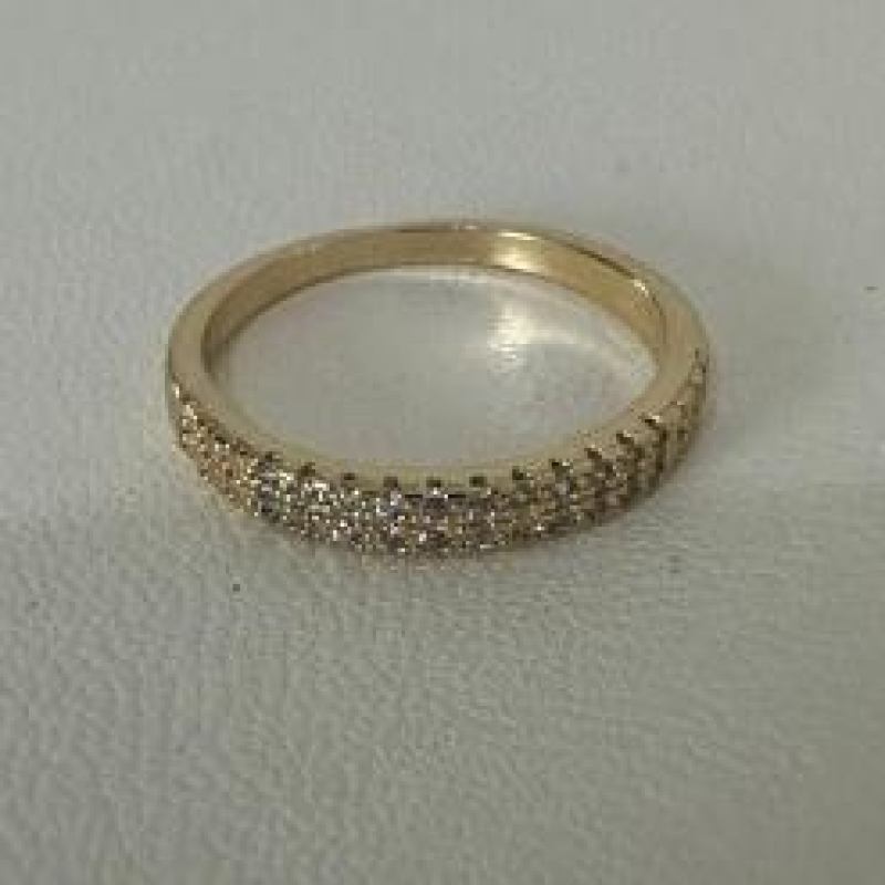 ANEL MEIA DUPLA MICROZIRCONIA