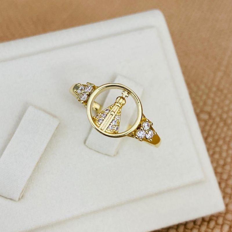 ANEL N.S APARECIDA COM ZIRCONIAS