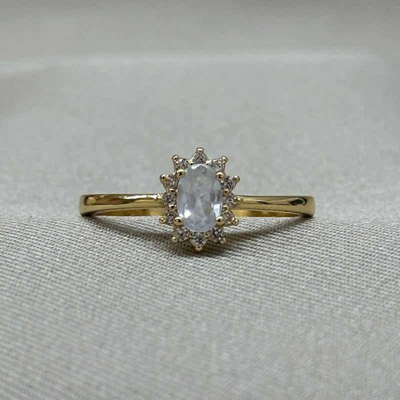 ANEL PEDRA GOTA/CRAVEJADA