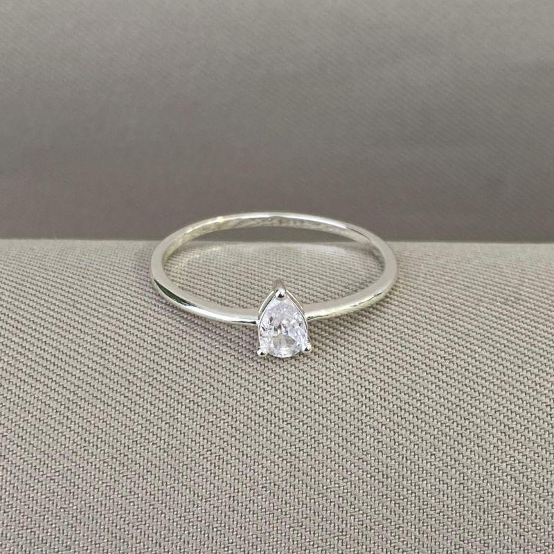 ANEL SOLITARIO GOTINHA