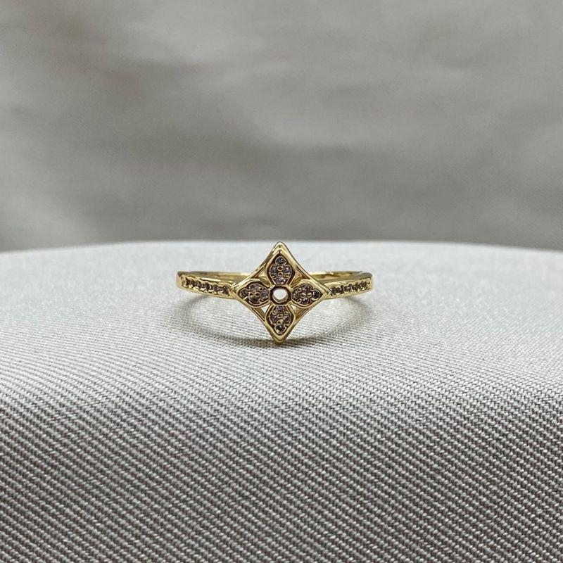 ANEL TREVO CRAVEJADO