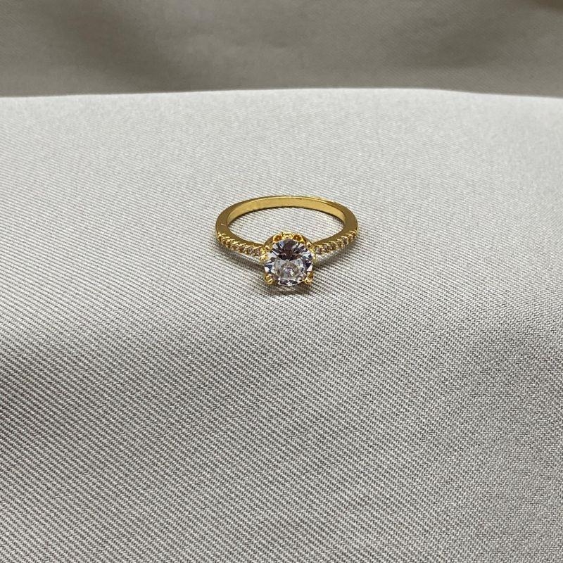 ANEL ZIRCONIA CRAVEJADO FOSCO