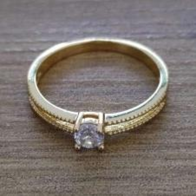 ANEL ZIRCONIA LINHA FINA