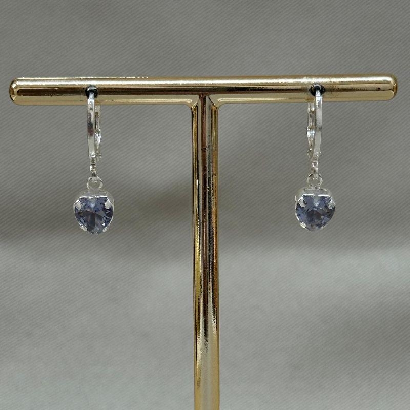 ARTICULADO COM CORAÇÃO EM ZIRCONIA TANZANITE 6MM GALERIA