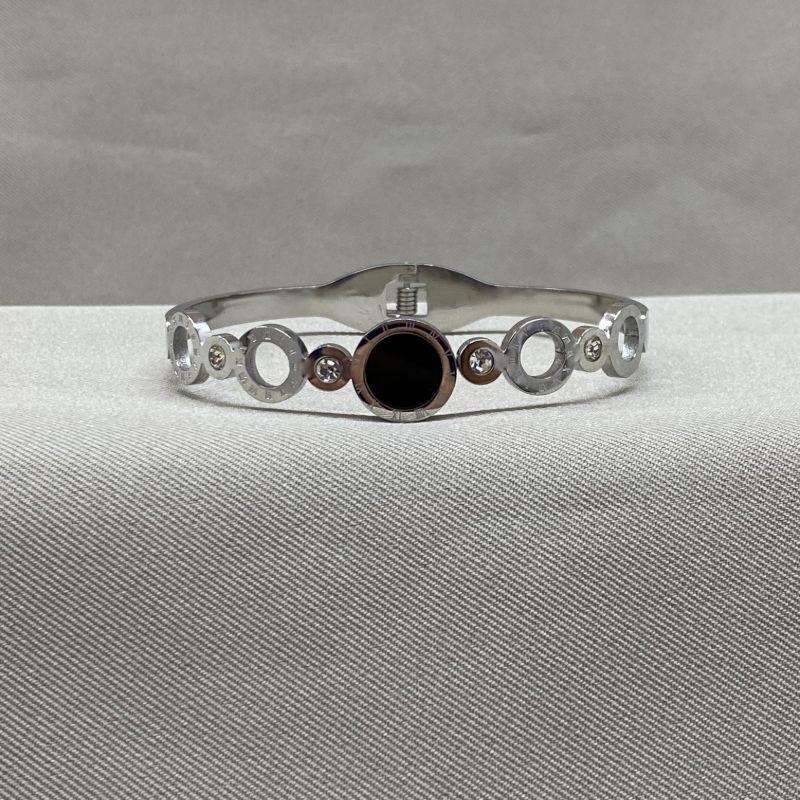 BRACELETE ALGARISMO COM ZIRCONIAS STEEL