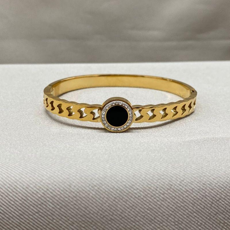 BRACELETE COM ZIRCONIAS STEEL