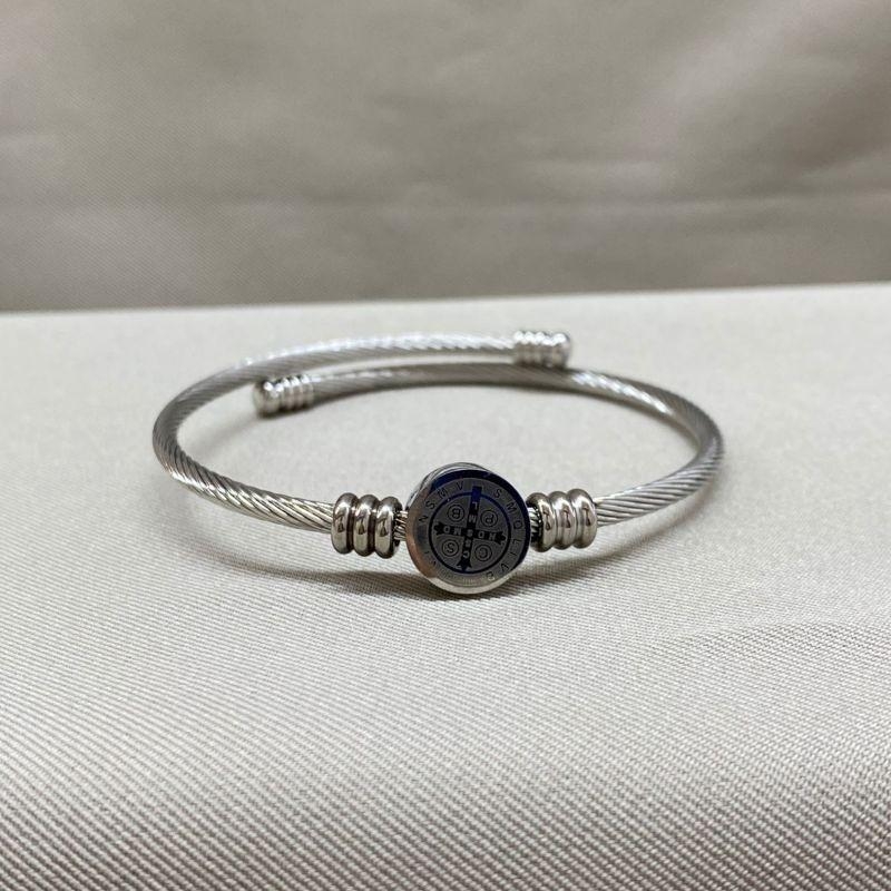 BRACELETE SÃO BENTO STEEL