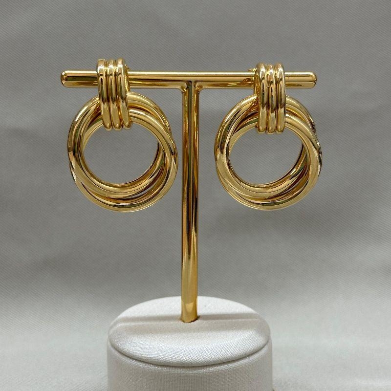 BRINCO 2 ARGOLAS TUBO ENTRELAÇADAS