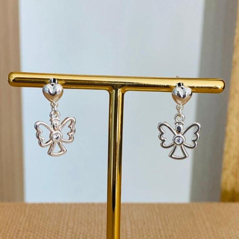 BRINCO ANJO DA GUARDA COM ZIRCONIA