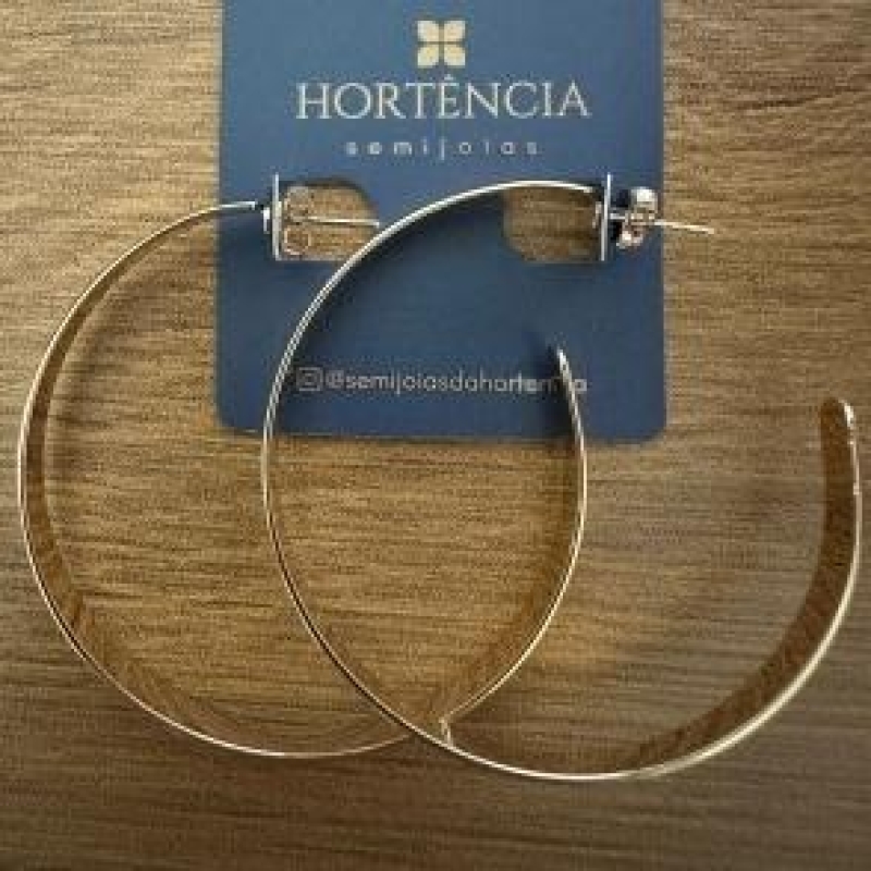 BRINCO ARGOLA CHAPA GRANDE