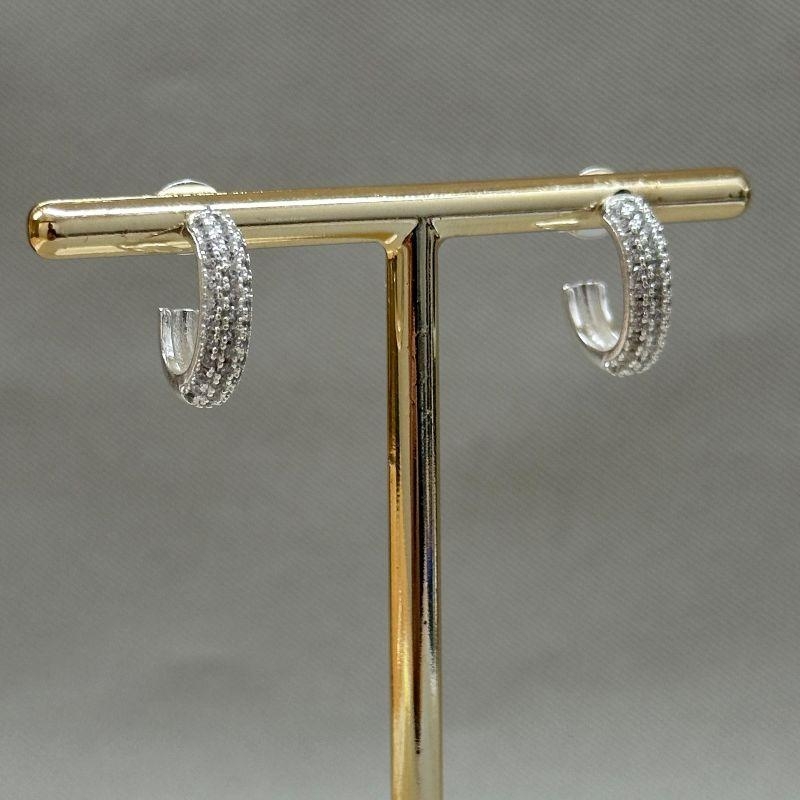 BRINCO ARGOLA CRAVEJADA