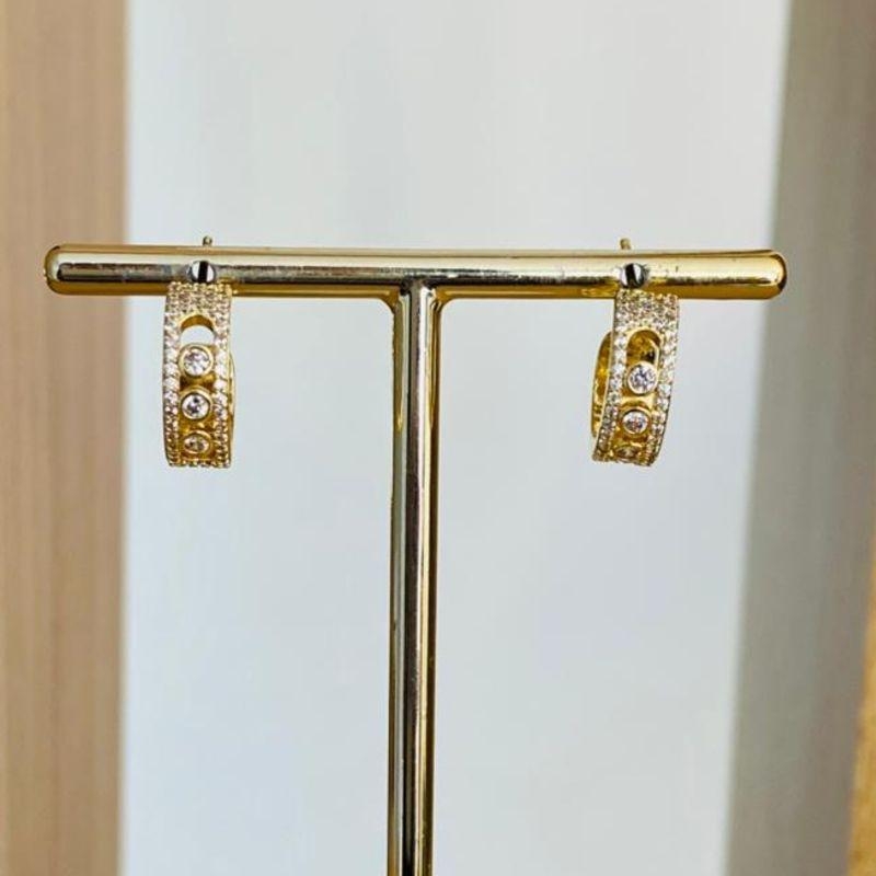 BRINCO ARGOLA CRAVEJADA