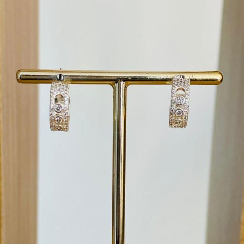 BRINCO ARGOLA CRAVEJADA