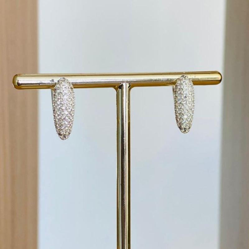 BRINCO ARGOLA CRAVEJADA