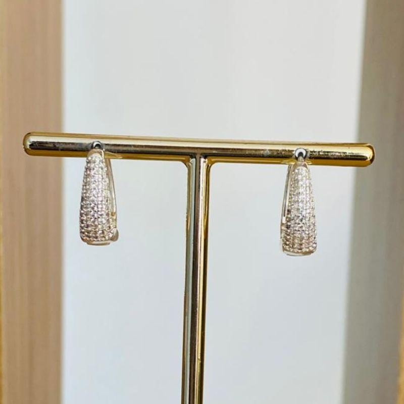 BRINCO ARGOLA CRAVEJADA G