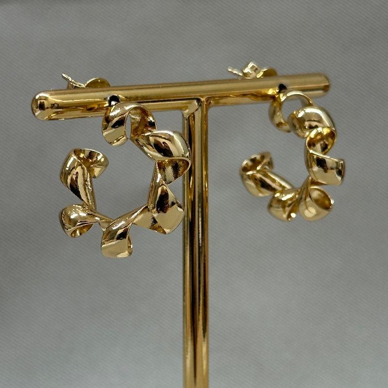 BRINCO ARGOLA TRANÇADA