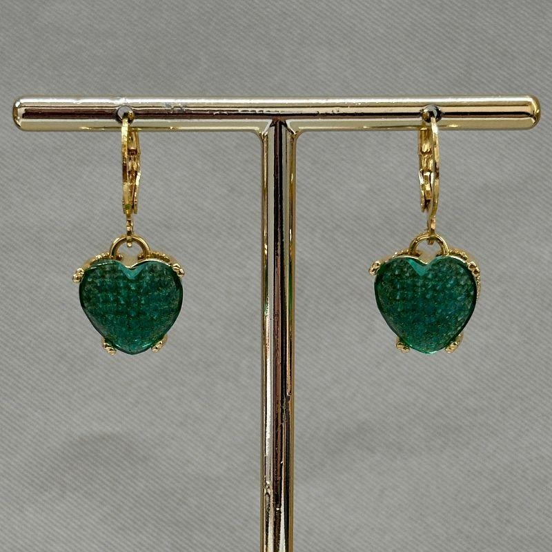 BRINCO ARGOLA TRANQUETA COM CORAÇÃO ZIRCONIA