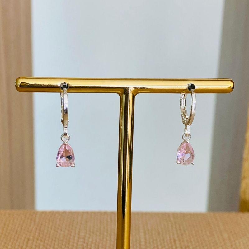 BRINCO ARGOLINHA ARTICULAVEL ROSA