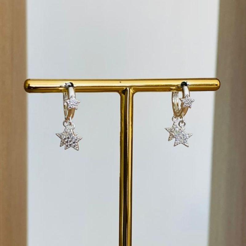 BRINCO ARGOLINHA COM ESTRELAS