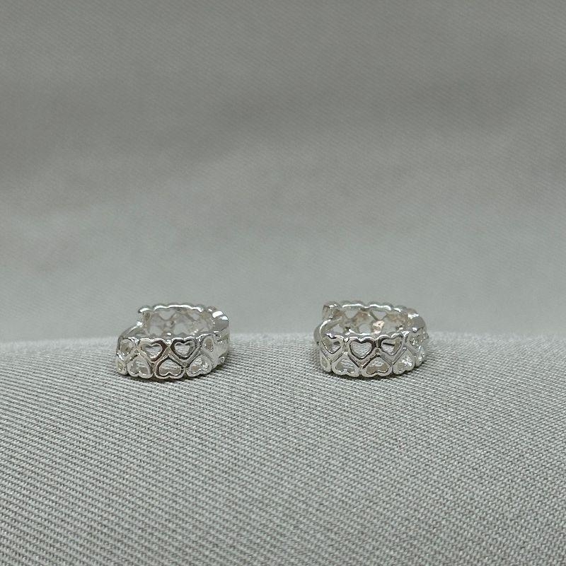 BRINCO ARGOLINHA CORAÇÕES