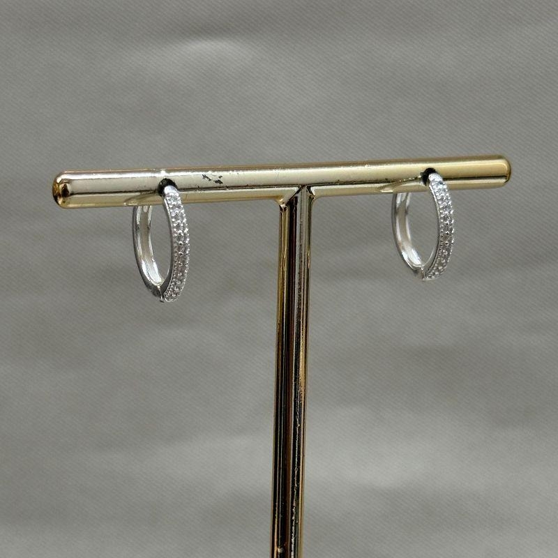 BRINCO ARGOLINHA CRAVEJADA