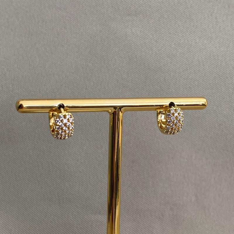 BRINCO ARGOLINHA CRAVEJADA