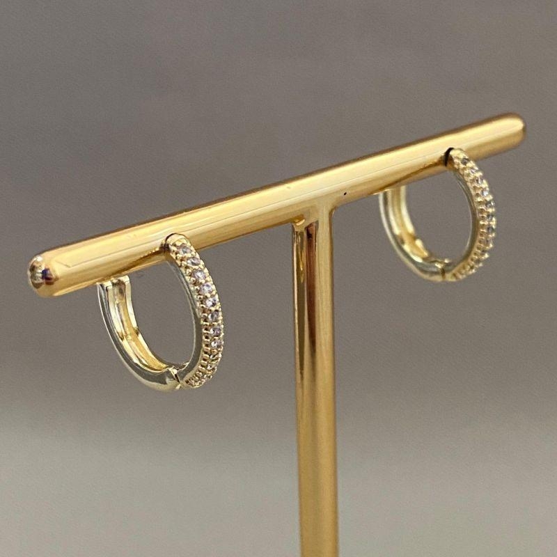 BRINCO ARGOLINHA CRAVEJADA