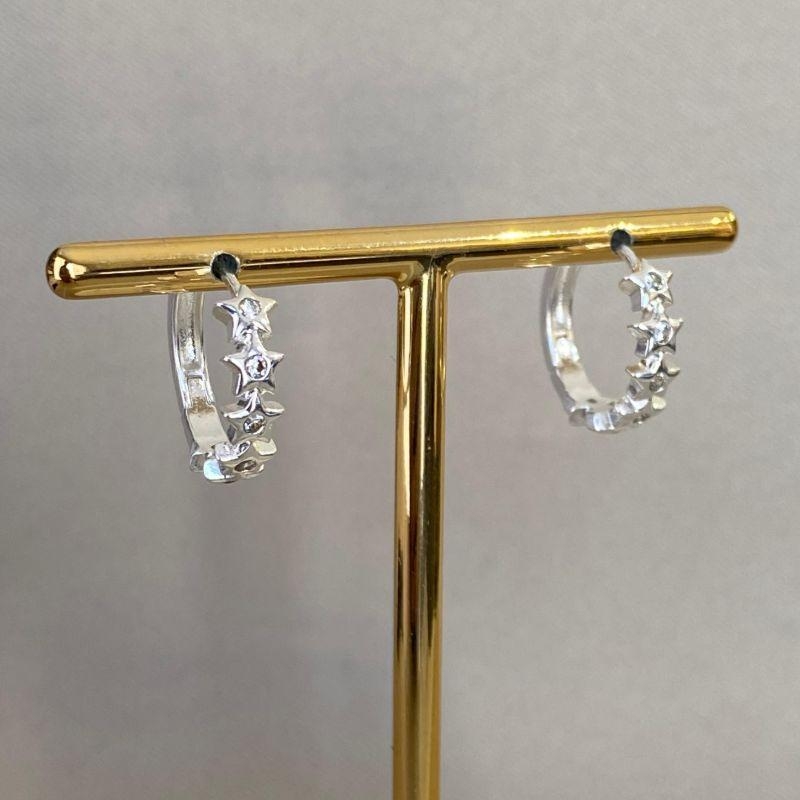 BRINCO ARGOLINHA ESTRELAS G