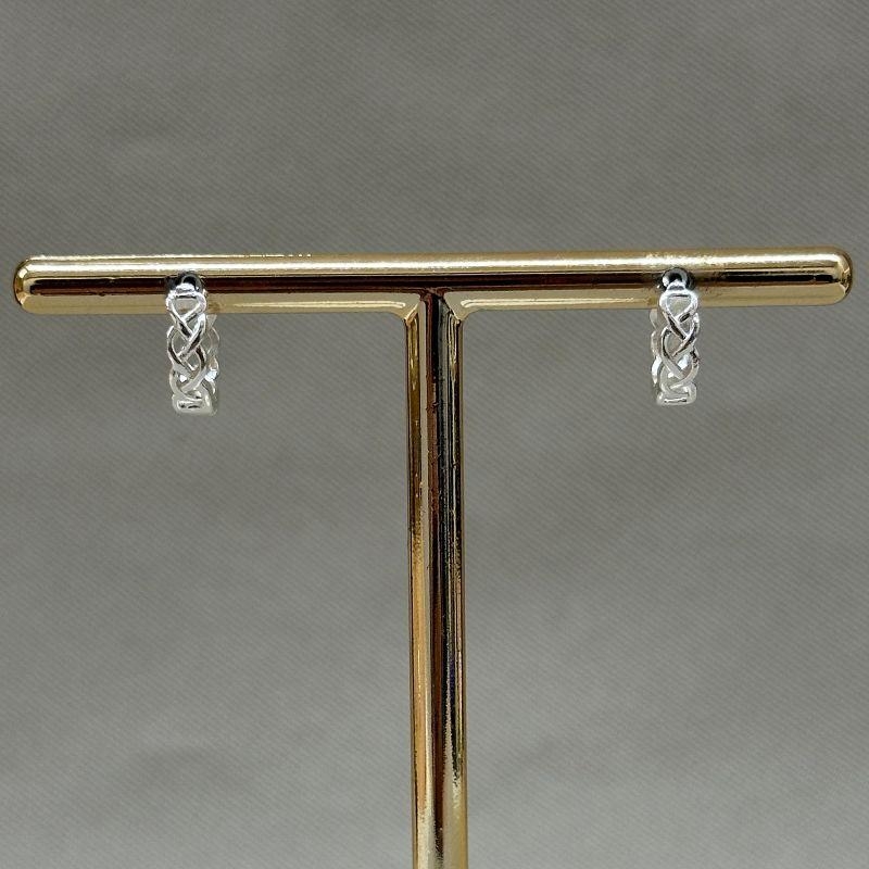 BRINCO ARGOLINHA TRANÇADA