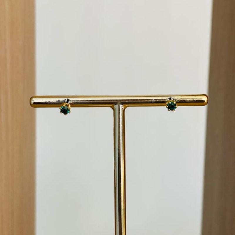 BRINCO BABY PEDRINHA VERDE