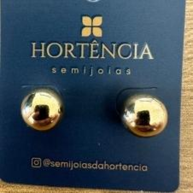 BRINCO BOLA LISA 10MM