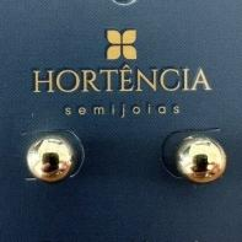 BRINCO BOLA LISA 8MM