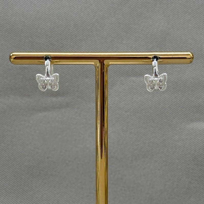 BRINCO BORBOLETA CLICK CRAVEJADO